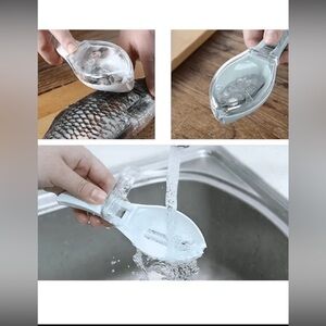 1pc Fish Scaler Skin Brush Scraping Fishing Brush Fast Remove Fish Knife…